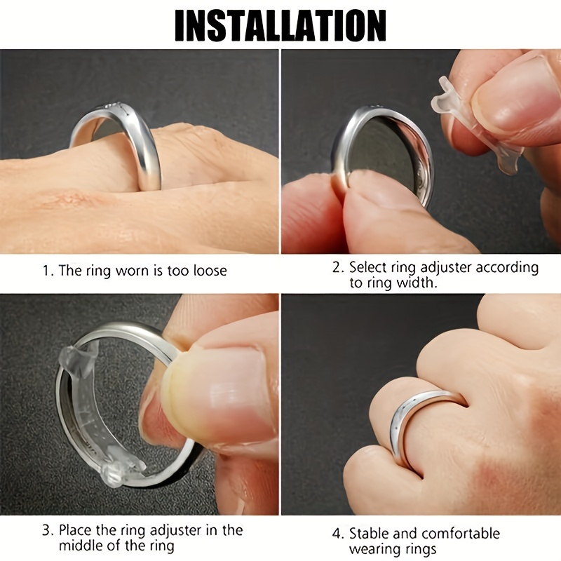 Adjustable Ring Size Adjuster Set — 12pcs for Comfort